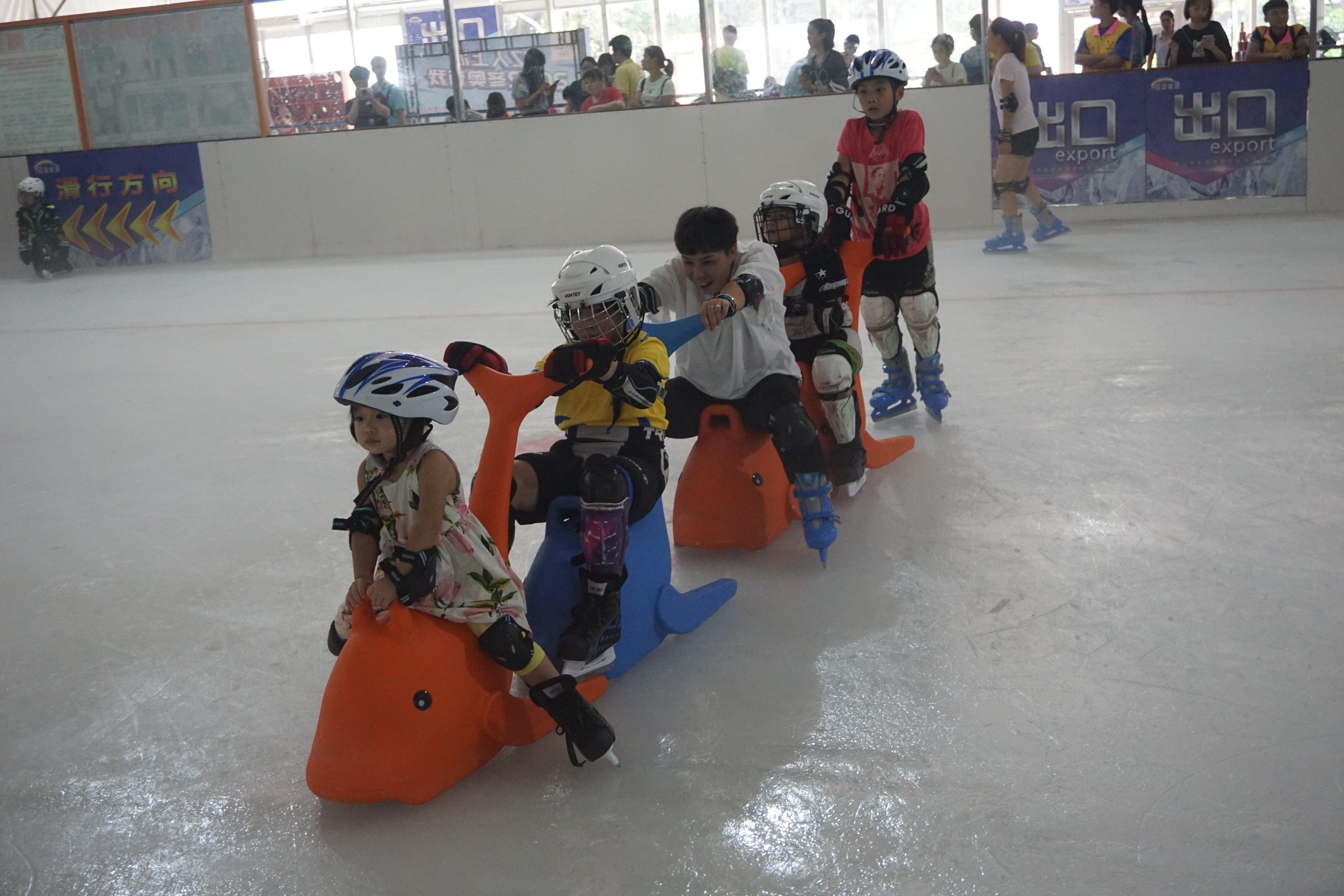 佛山举办首次冰上公益体验活动